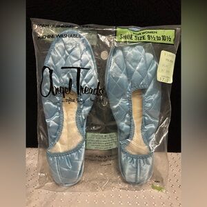 Barry Angel Treads VTG Foam Slippers Women's SZ 9.5/ Blue NEW Mid Century 1960's